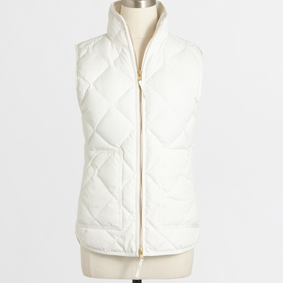 J. Crew Jackets & Blazers - J. Crew off-white puffer vest